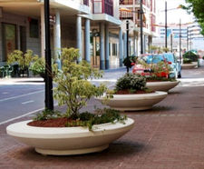 Mago - Dish concrete planter / seat