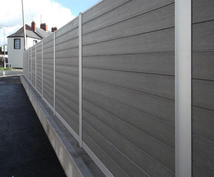 GovaWall® - solid recycled plastic closeboard fencing 