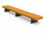 LARUSDESIGN - Trave hardwood and steel bench 3