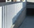 Torino pressure-locked steel grating fence 9