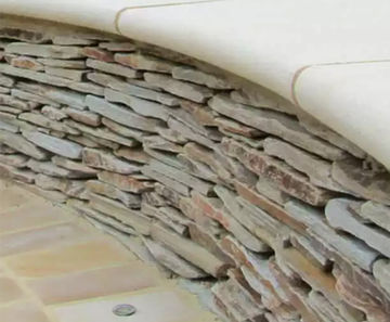 Quartz paddlestone walling