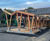 Outdoor classrooms with seating and green roofs for school 1