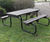 Recycled Plastic and Metal Picnic Table 0