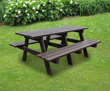 100% Recycled Plastic Contract Picnic Table 