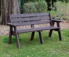 100% Recycled Plastic Captain's Treble Seat