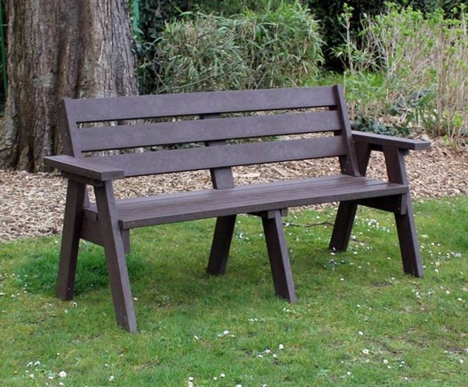 100% Recycled Plastic Captain's Treble Seat