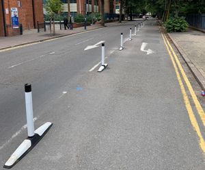 180 WandOrcas for Leicester City Council cycle lane revamp