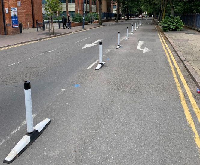 180 WandOrcas for Leicester City Council cycle lane revamp