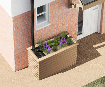 SuDSPod - on-plot stormwater attenuation system