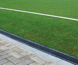 SPORTFIX channel drainage with mobile border for running tracks - on this page