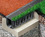 SPORTFIX ROM channel drainage for artificial turf hockey pitches