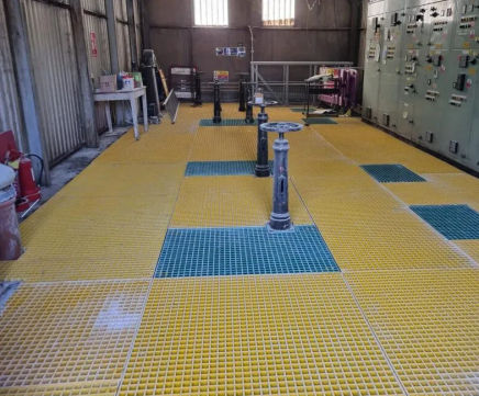 Replacing corroded steel floors with long-lasting GRP gratings