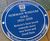 Cast aluminium blue plaques 0