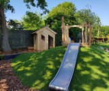 Natural play space in a restricted space for pub garden - on this page