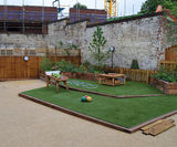 Transforming a car park into a garden play space for school - on this page