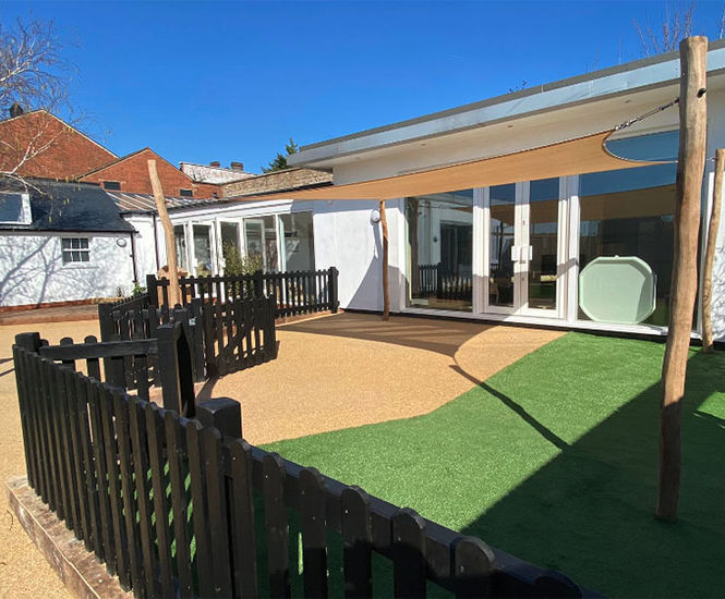 Transforming a post office into a play area