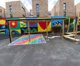 Transformation of tarmac play area for primary school - on this page