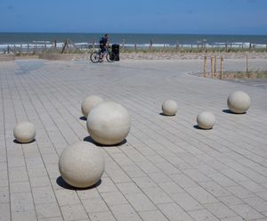 Bollard Round - concrete sphere bollard