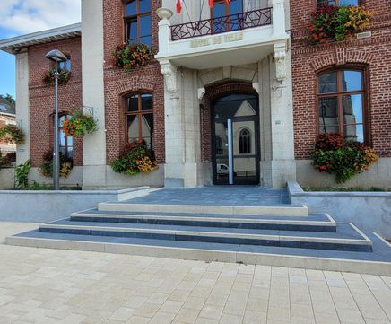Precast concrete architectural steps