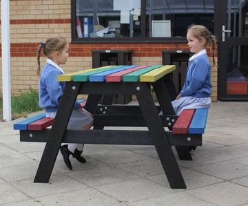 100% Recycled Plastic Junior Picnic Table