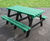 100% Recycled Plastic Junior Picnic Table 4