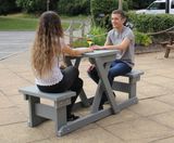 100% Recycled Plastic Two Person Picnic Table - on this page