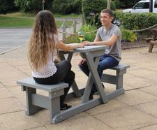 100% Recycled Plastic Two Person Picnic Table