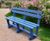 100% Recycled Plastic Seat With Back 1
