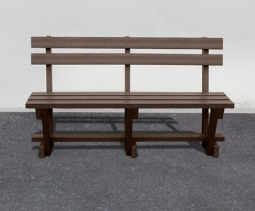100% Recycled Plastic Seat With Back