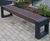 Canvas ML - recycled plastic bench with / without back 5