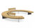 LARUSDESIGN - Trave hardwood and steel bench 2