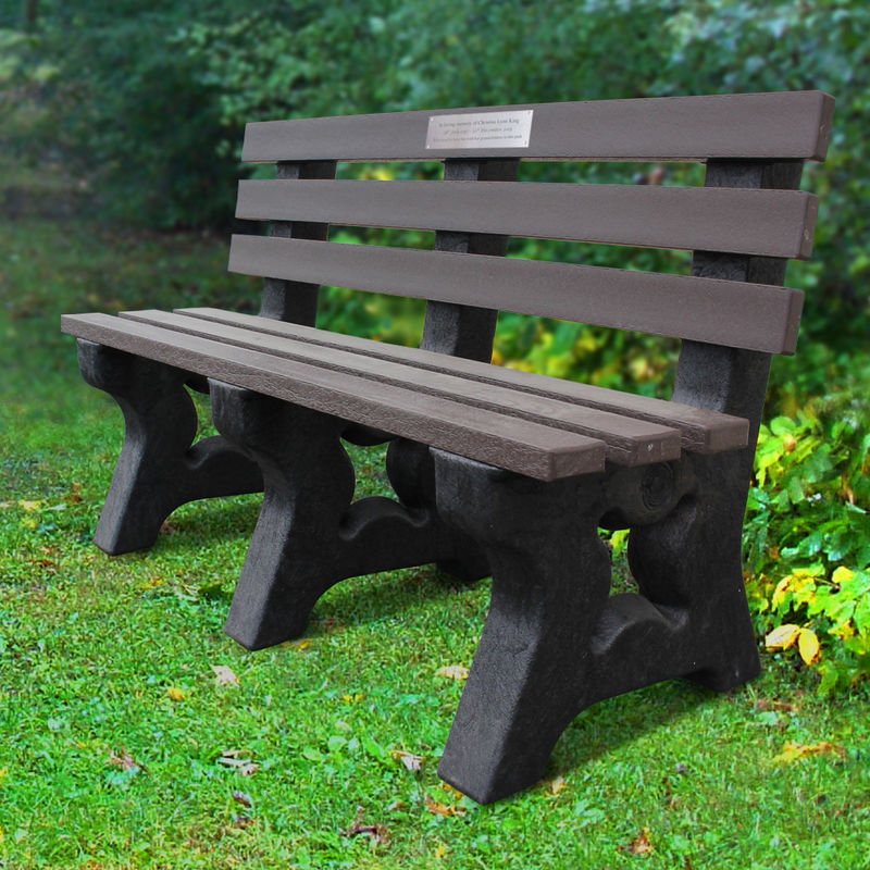 Images for 100% Recycled Plastic Memorial Bench