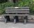 100% Recycled Plastic Memorial Bench 3