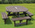 100% Recycled Plastic Memorial Octagonal Picnic Table 0