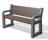 Bridport Senior's bench - 100% recycled plastic - on this page