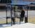 Domed 4 Sided Smoking Shelter - Aluminium Roof 3