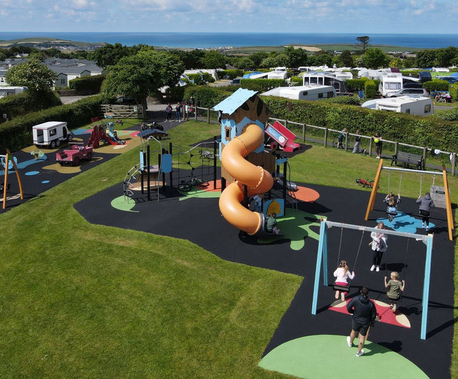 Play area make-over for Wooda Farm Holiday Park