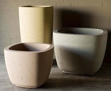 Larkspur - large concrete indoor planter range