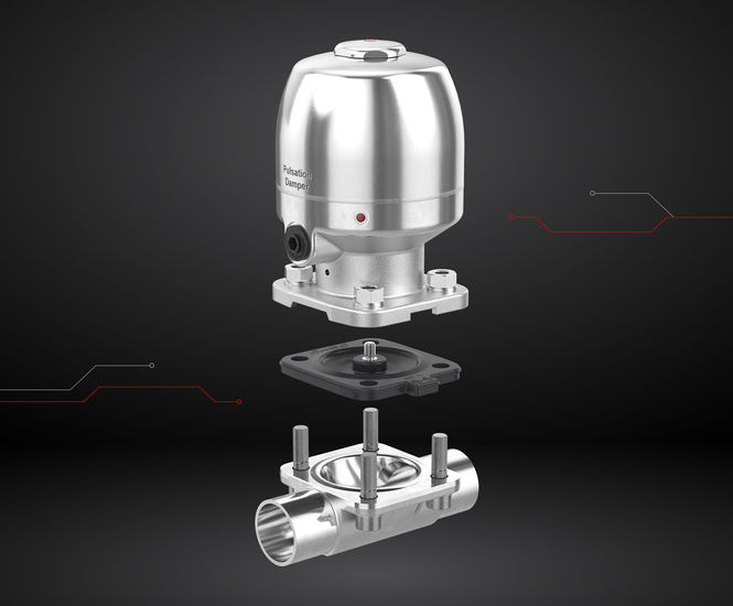 The new GEMÜ 652 pulsation damper - putting you in control