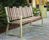 Lakeside Steel and Timber Bench - on this page
