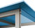 Self - freestanding steel and glass waiting shelter with concrete base 5