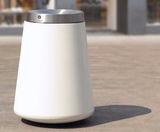 Gavitello - 85-litre concrete outdoor litter bin with stainless steel lid - on this page