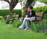 New Forest Seat - cast iron and timber outdoor bench - on this page
