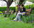 New Forest Seat - cast iron and timber outdoor bench 0