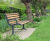 New Forest Seat - cast iron and timber outdoor bench 2