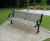 New Forest Seat - cast iron and timber outdoor bench 6
