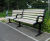 New Forest Seat - cast iron and timber outdoor bench 5