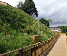 Geoweb® Slope Protection - Donside, Aberdeen 