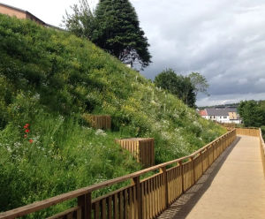 Geoweb® Slope Protection - Donside, Aberdeen 