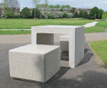 Core Picnic Bench & Table - concrete outdoor seating and dining